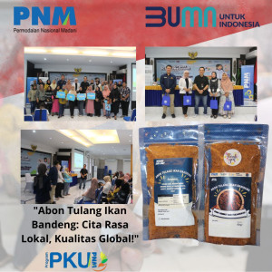 Peluncuran Abon Tulang Ikan dari Kelompok UMKM Binaan PNM